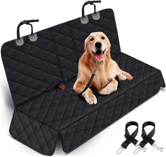 Universal waterproof dog seat cover for clean and protected car seats